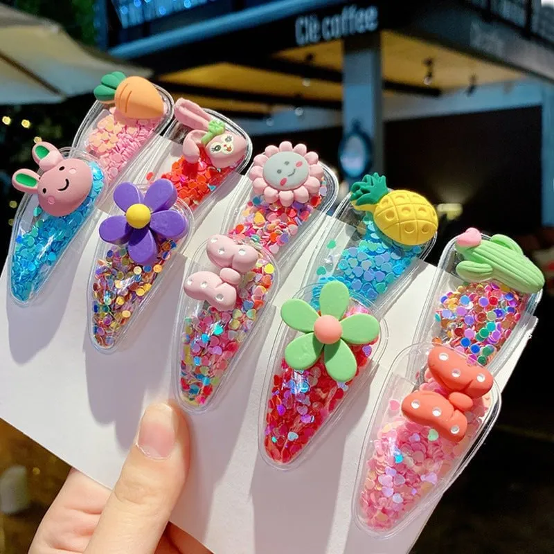 Confetti Hair Clip Set 5/10 Pcs